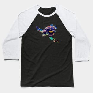 Turtle Aquarium Baseball T-Shirt